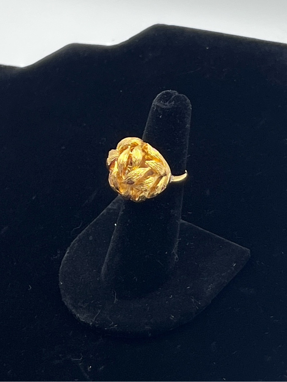 Gold-Tone Woven Statement Ring - Women's Fashion Jewelry